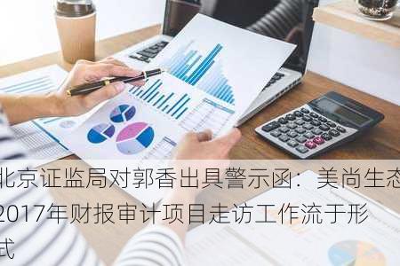 北京证监局对郭香出具警示函：美尚生态2017年财报审计项目走访工作流于形式