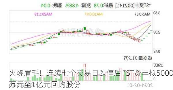 火烧眉毛！连续七个交易日跌停后 *ST贤丰拟5000万元至1亿元回购股份