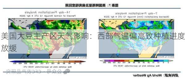 美国大豆主产区天气影响：西部气温偏高致种植进度放缓