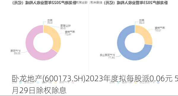 卧龙地产(600173.SH)2023年度拟每股派0.06元 5月29日除权除息