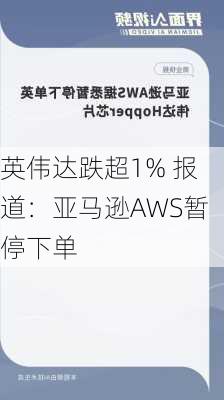 英伟达跌超1% 报道：亚马逊AWS暂停下单