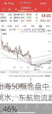 出海50概念盘中跳水，东航物流跌2.46%