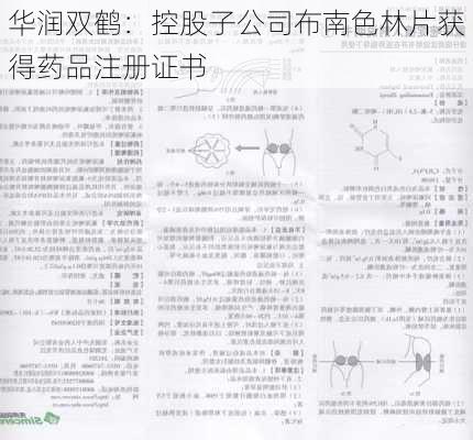 华润双鹤：控股子公司布南色林片获得药品注册证书