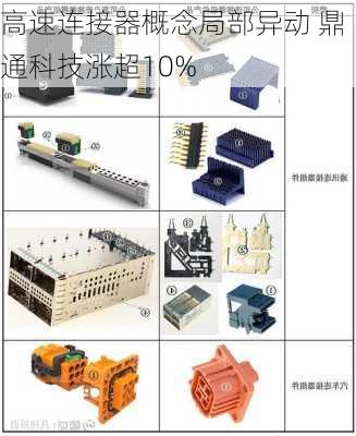 高速连接器概念局部异动 鼎通科技涨超10%