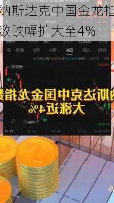 纳斯达克中国金龙指数跌幅扩大至4%