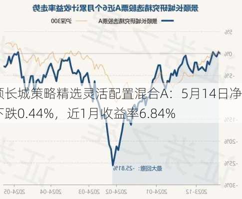 景顺长城策略精选灵活配置混合A：5月14日净值下跌0.44%，近1月收益率6.84%