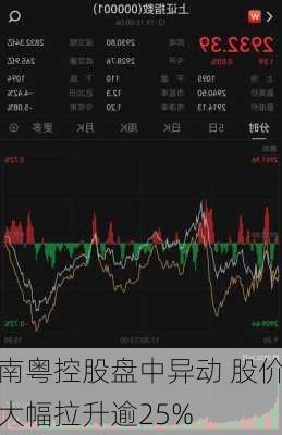 南粤控股盘中异动 股价大幅拉升逾25%