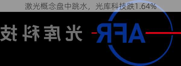 激光概念盘中跳水，光库科技跌1.64%