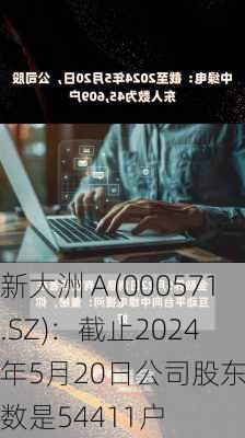 新大洲Ａ(000571.SZ)：截止2024年5月20日公司股东人数是54411户