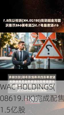 WAC HOLDINGS(08619.HK)完成配售1.5亿股