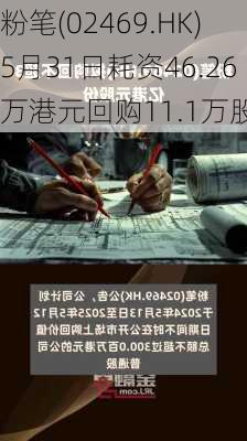 粉笔(02469.HK)5月31日耗资46.26万港元回购11.1万股