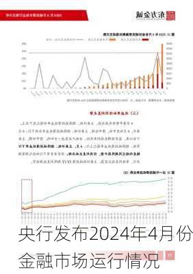 央行发布2024年4月份金融市场运行情况