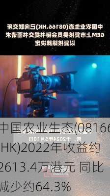 中国农业生态(08166.HK)2022年收益约2613.4万港元 同比减少约64.3%