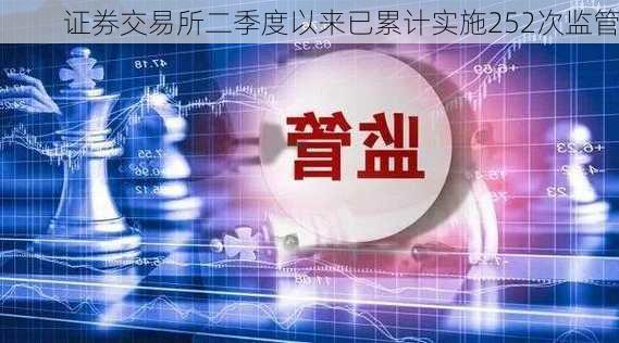 证券交易所二季度以来已累计实施252次监管