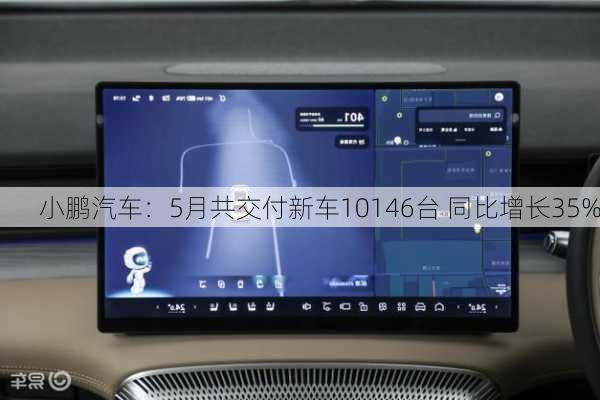 小鹏汽车：5月共交付新车10146台 同比增长35%