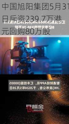 中国旭阳集团5月31日斥资239.7万港元回购80万股