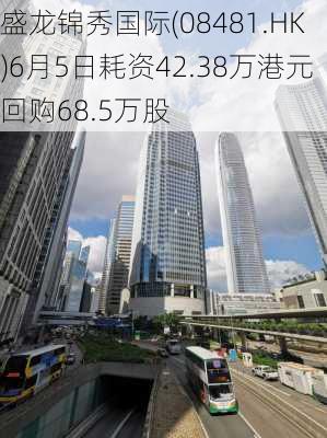 盛龙锦秀国际(08481.HK)6月5日耗资42.38万港元回购68.5万股