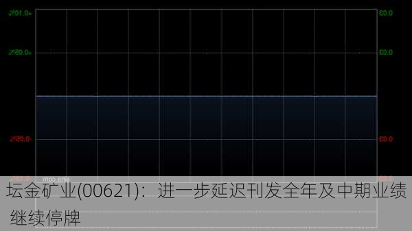 坛金矿业(00621)：进一步延迟刊发全年及中期业绩 继续停牌