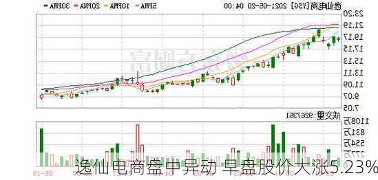 逸仙电商盘中异动 早盘股价大涨5.23%