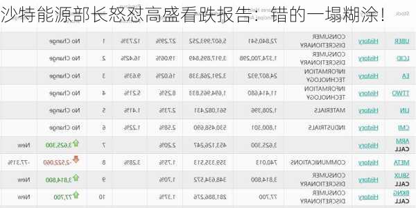 沙特能源部长怒怼高盛看跌报告：错的一塌糊涂！