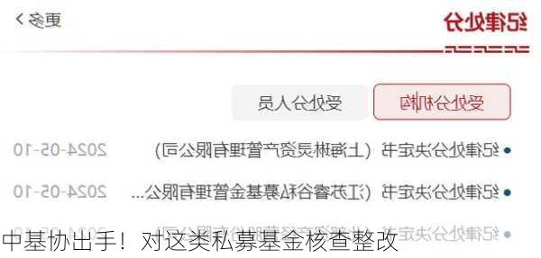 中基协出手！对这类私募基金核查整改