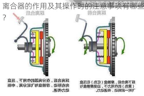 离合器的作用及其操作时的注意事项有哪些？