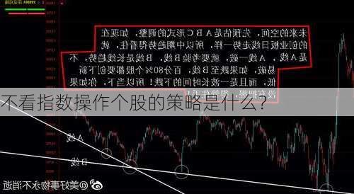 不看指数操作个股的策略是什么？