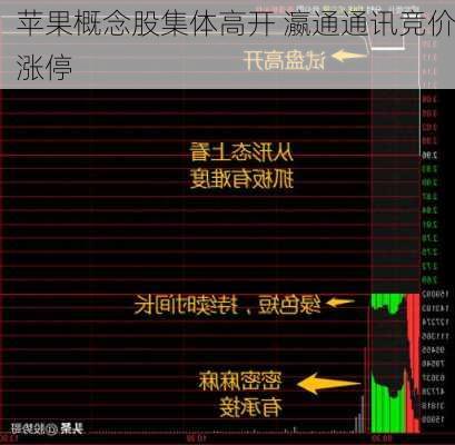 苹果概念股集体高开 瀛通通讯竞价涨停