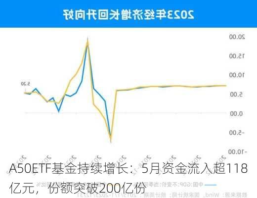 A50ETF基金持续增长：5月资金流入超118亿元，份额突破200亿份