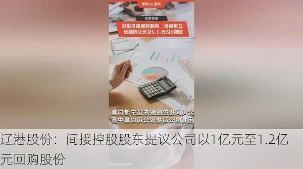 辽港股份：间接控股股东提议公司以1亿元至1.2亿元回购股份