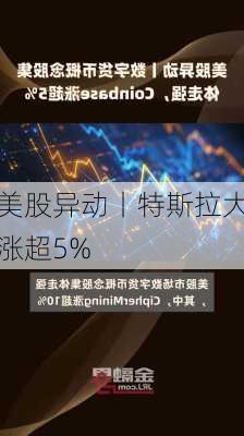 美股异动丨特斯拉大涨超5%