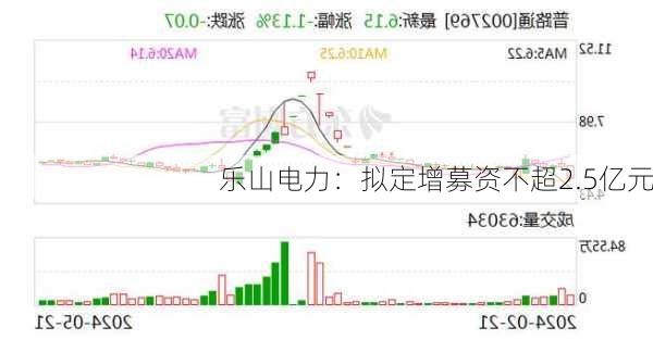 乐山电力：拟定增募资不超2.5亿元