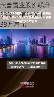 天誉置业股价飙升13.33% 市值涨901.38万港元