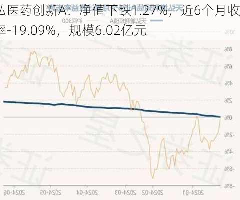 天弘医药创新A：净值下跌1.27%，近6个月收益率-19.09%，规模6.02亿元