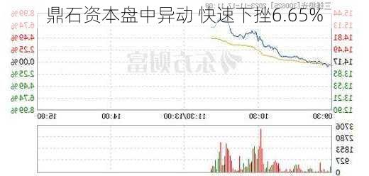 鼎石资本盘中异动 快速下挫6.65%