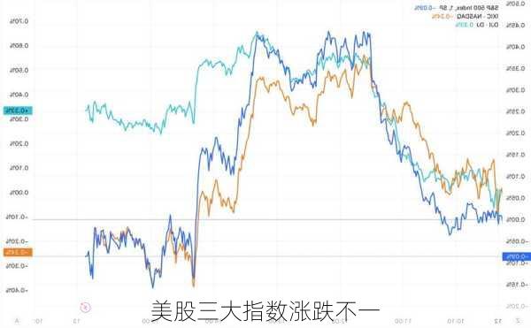 美股三大指数涨跌不一