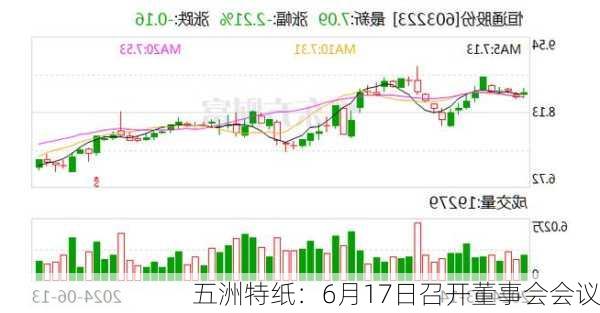 五洲特纸：6月17日召开董事会会议