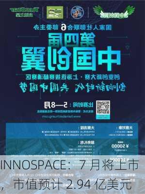 INNOSPACE：7 月将上市，市值预计 2.94 亿美元