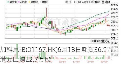 加科思-B(01167.HK)6月18日耗资36.9万港元回购22.7万股