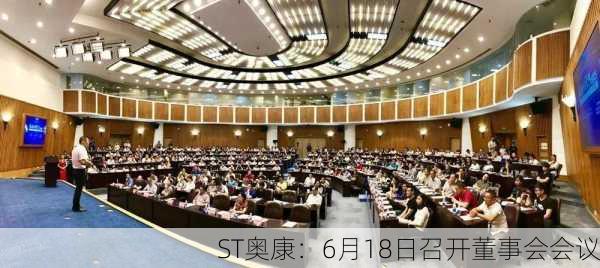 ST奥康：6月18日召开董事会会议