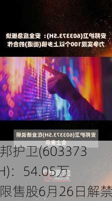 安邦护卫(603373.SH)：54.05万股限售股6月26日解禁