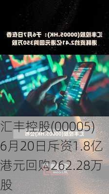 汇丰控股(00005)6月20日斥资1.8亿港元回购262.28万股