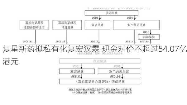 复星新药拟私有化复宏汉霖 现金对价不超过54.07亿港元