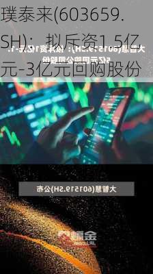 璞泰来(603659.SH)：拟斥资1.5亿元-3亿元回购股份