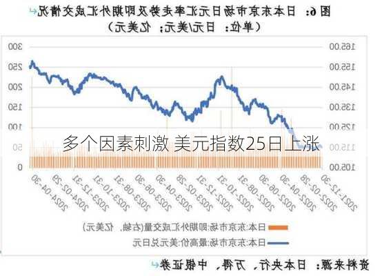 多个因素刺激 美元指数25日上涨