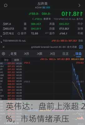 英伟达：盘前上涨超 2%，市场情绪承压