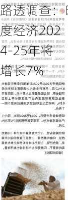 路透调查：印度经济2024-25年将增长7%