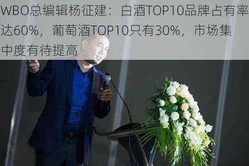 WBO总编辑杨征建：白酒TOP10品牌占有率达60%，葡萄酒TOP10只有30%，市场集中度有待提高