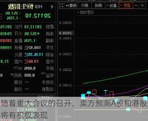 随着重大会议的召开，卖方预测A股和港股将有积极表现