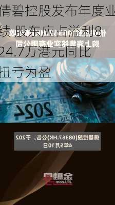 倩碧控股发布年度业绩 股东应占溢利824.7万港元同比扭亏为盈